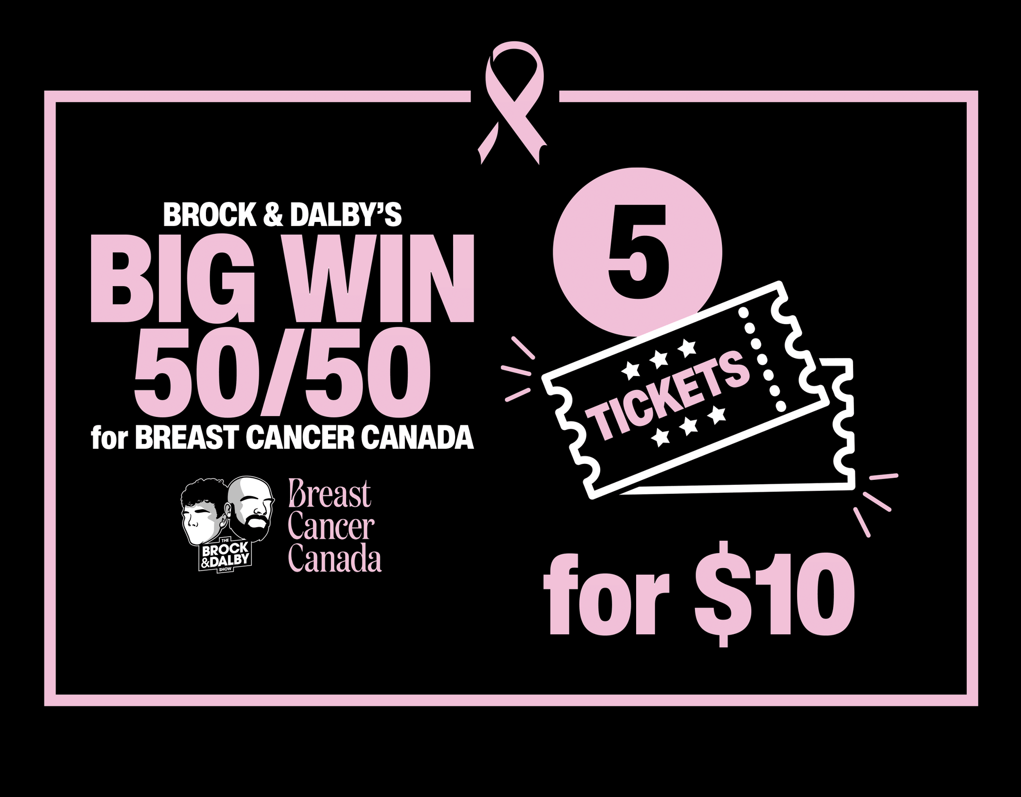 Breast Cancer Canada: October 50/50 Raffle